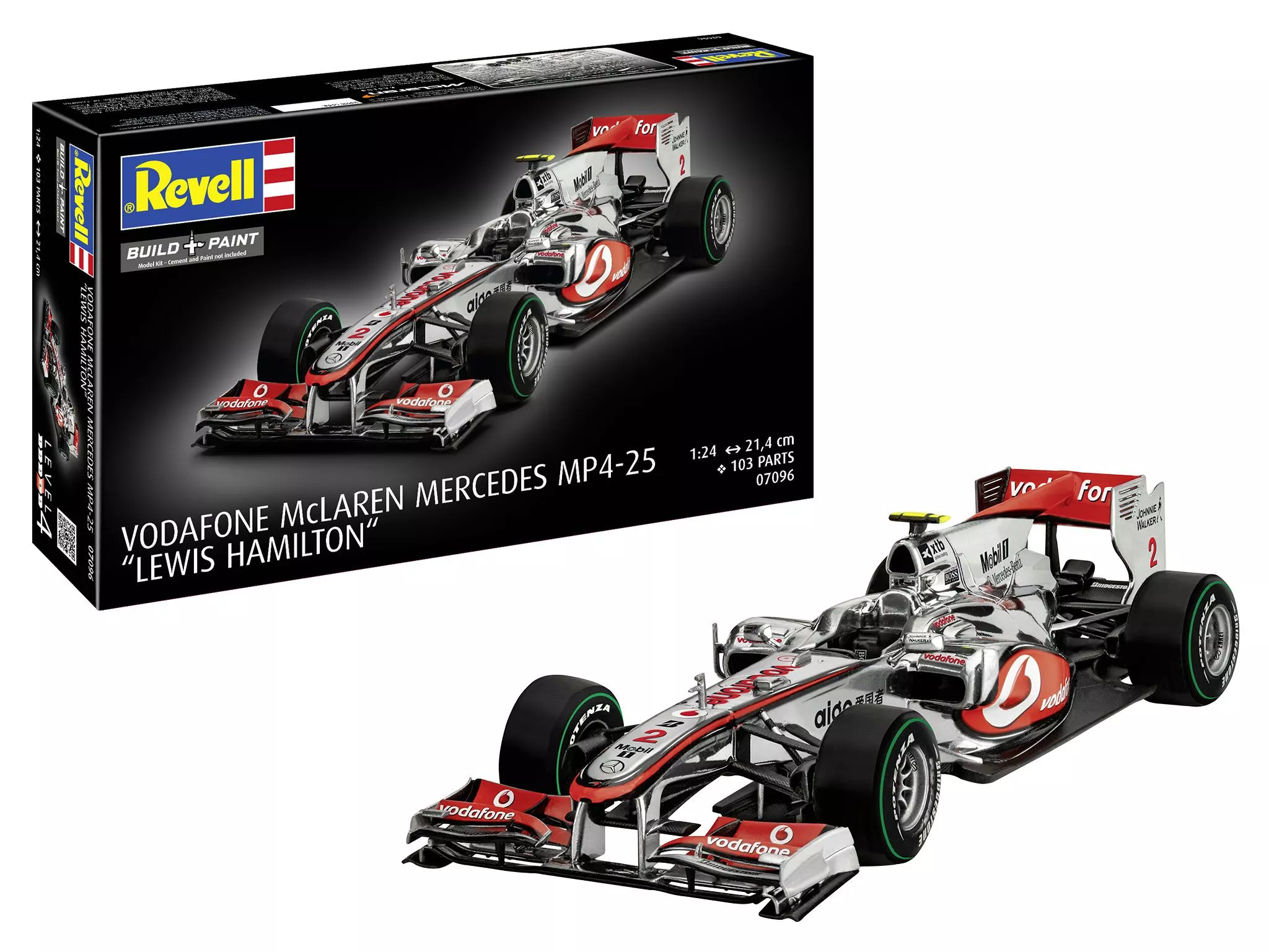 Revell 07096 1:24 Vodafone McLaren Mercedes MP4-25