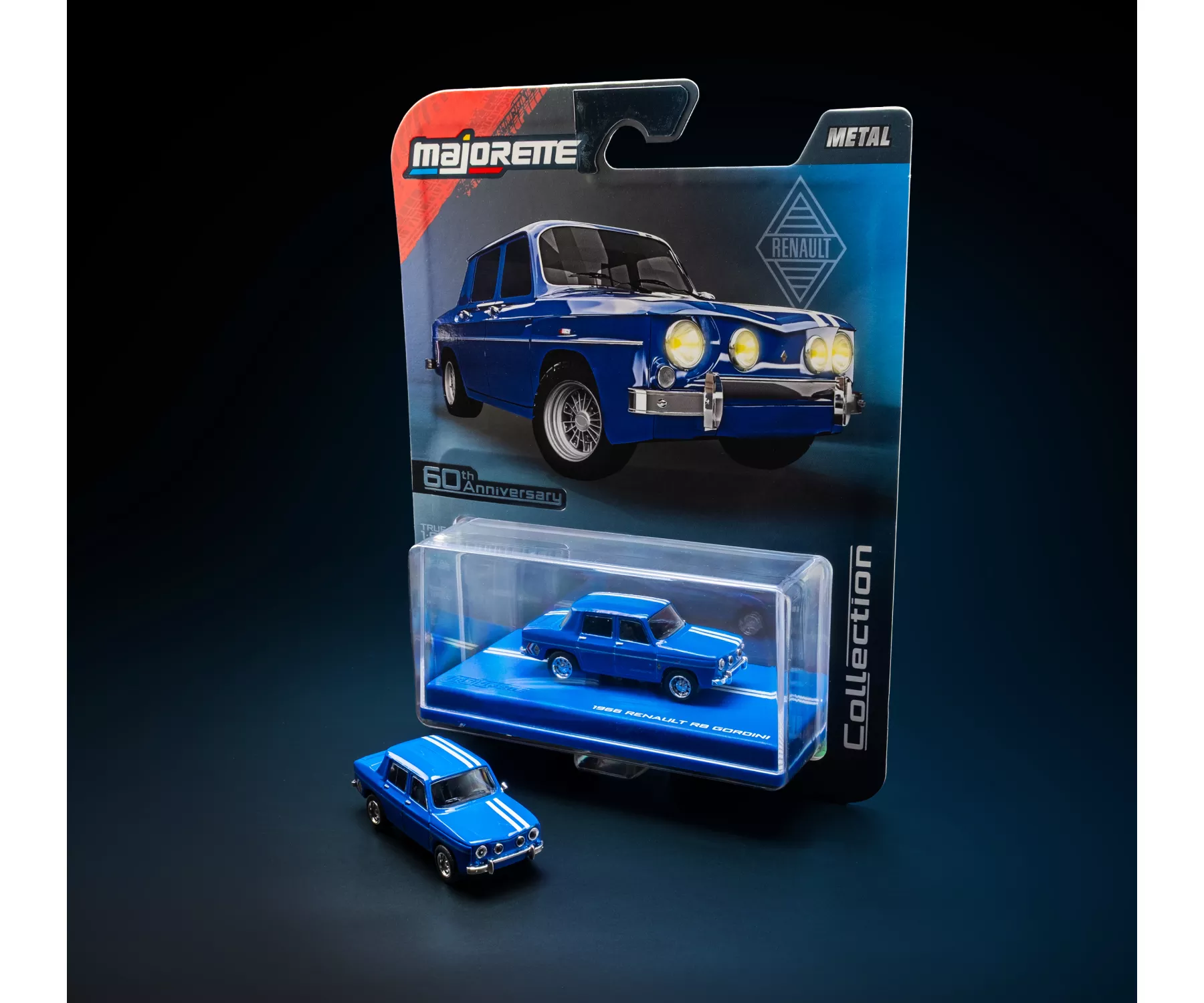 Majorette 1:64 Renault R8 Gordini 1966 Bleu