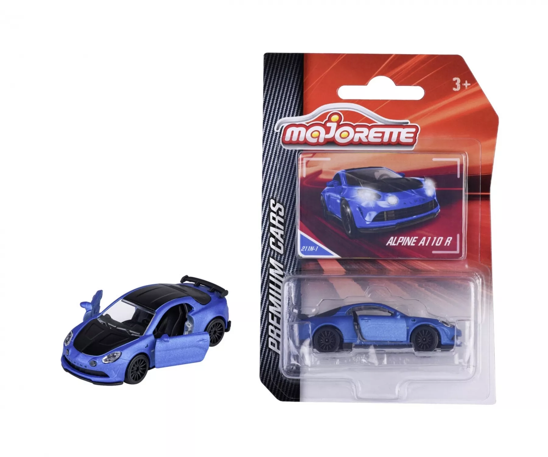 Majorette 1:64 Alpine A110R Blue