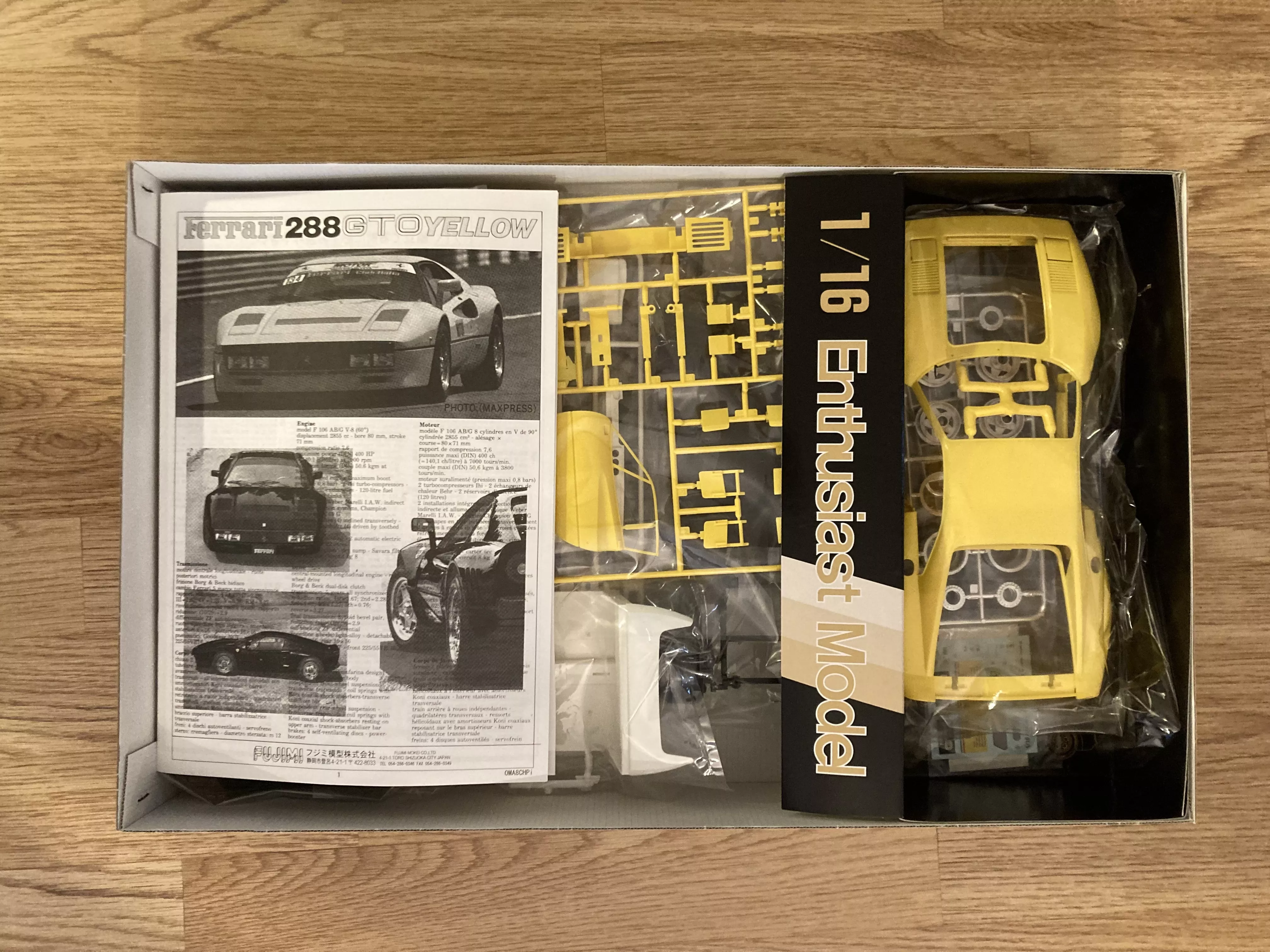 Occasion : Enthusiast Model 1:16 Ferrari 288 GTO