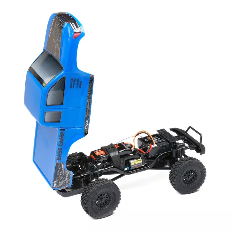 Axial 1219T2 1/24 Crawler SCX24  Base Camp 4X4 RTR Bleu