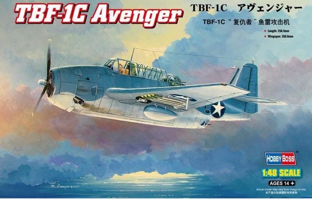 HobbyBoss 80314 1:48 Grumman TBF-1C Avenger