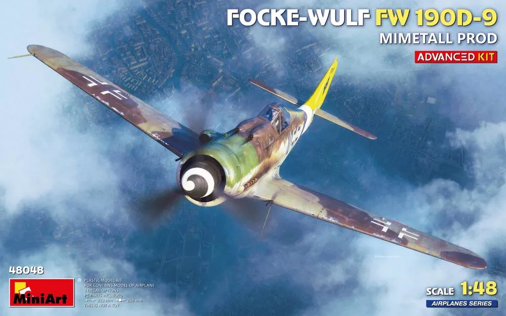 MiniArt 48048 1:48 Focke-Wulf Fw 190D-9 Mimetall Prod. Avanced KIT