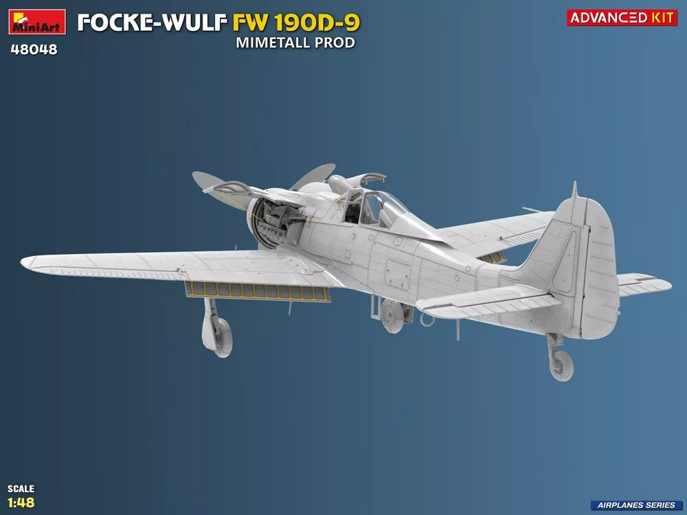 MiniArt 48048 1:48 Focke-Wulf Fw 190D-9 Mimetall Prod. Avanced KIT