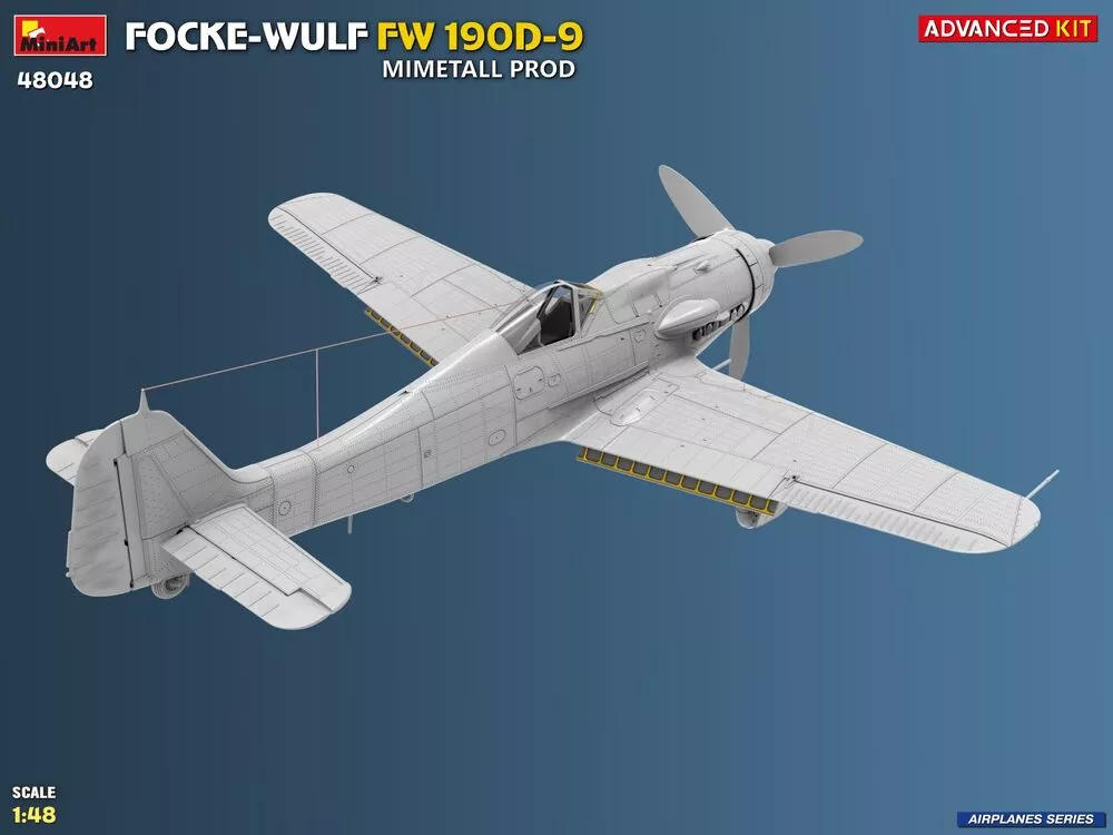 MiniArt 48048 1:48 Focke-Wulf Fw 190D-9 Mimetall Prod. Avanced KIT