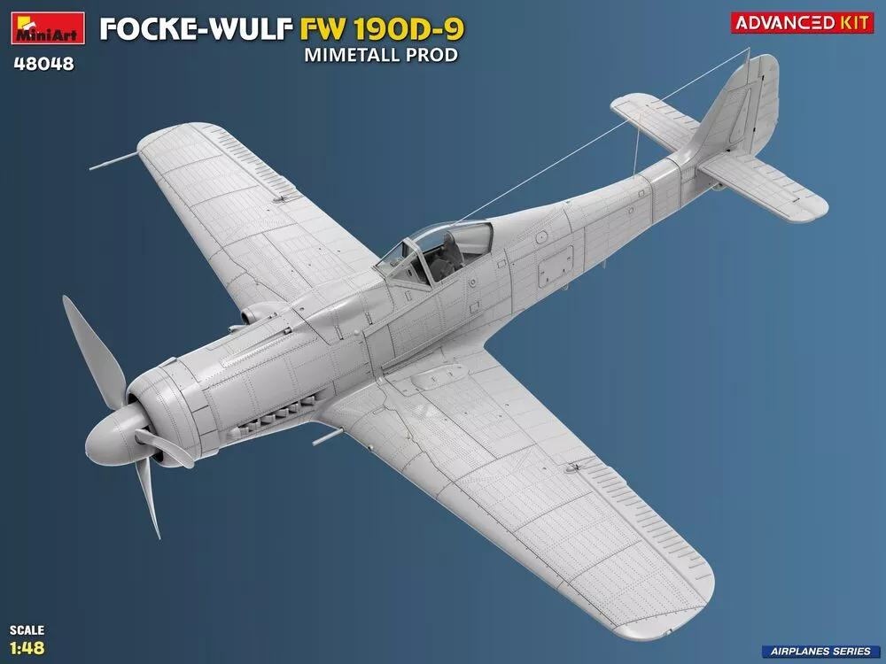 MiniArt 48048 1:48 Focke-Wulf Fw 190D-9 Mimetall Prod. Avanced KIT
