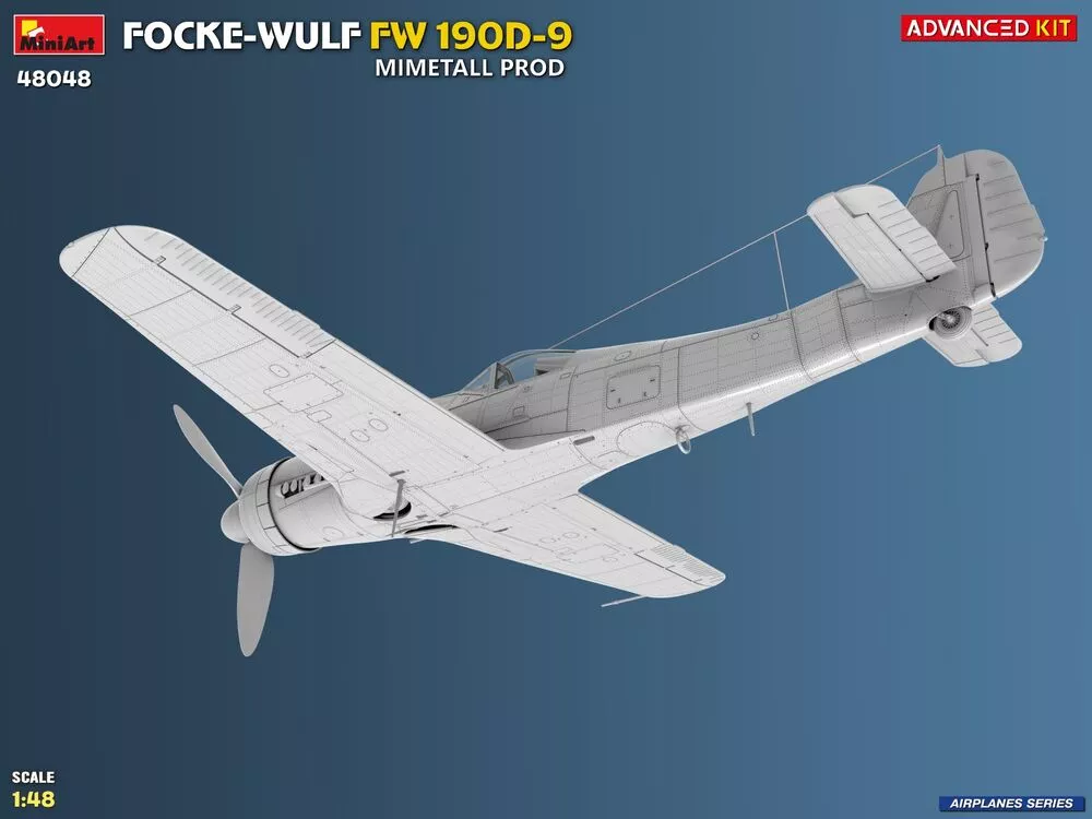 MiniArt 48048 1:48 Focke-Wulf Fw 190D-9 Mimetall Prod. Avanced KIT