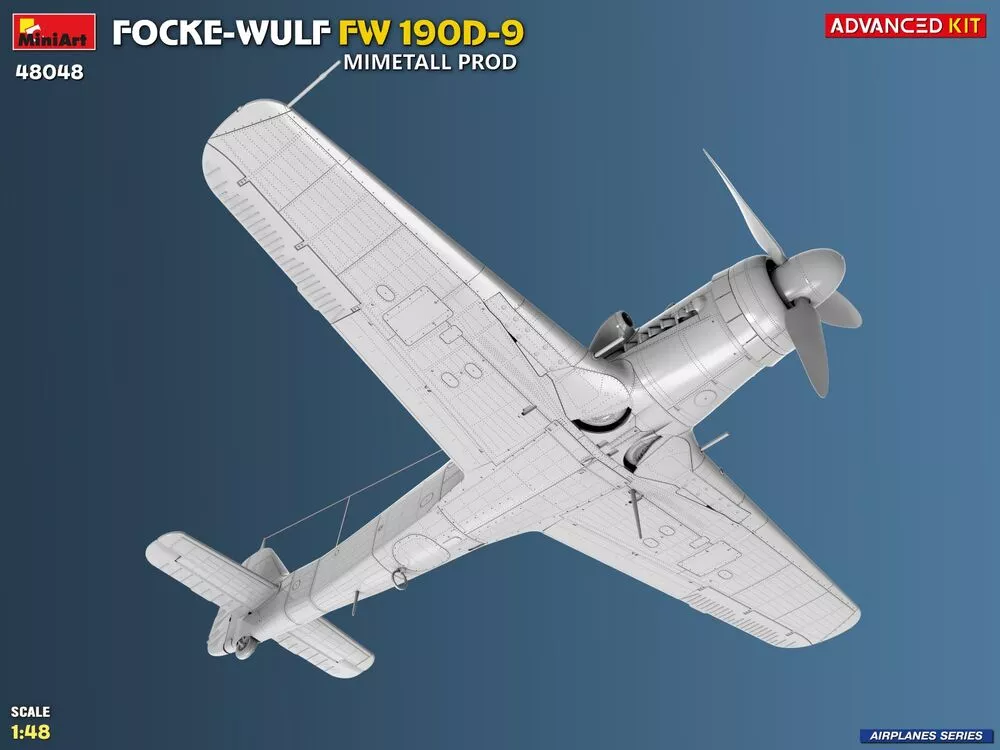 MiniArt 48048 1:48 Focke-Wulf Fw 190D-9 Mimetall Prod. Avanced KIT