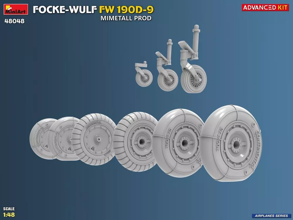 MiniArt 48048 1:48 Focke-Wulf Fw 190D-9 Mimetall Prod. Avanced KIT