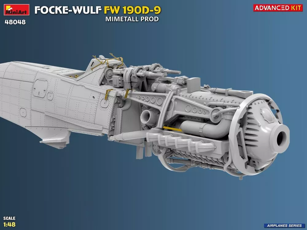 MiniArt 48048 1:48 Focke-Wulf Fw 190D-9 Mimetall Prod. Avanced KIT