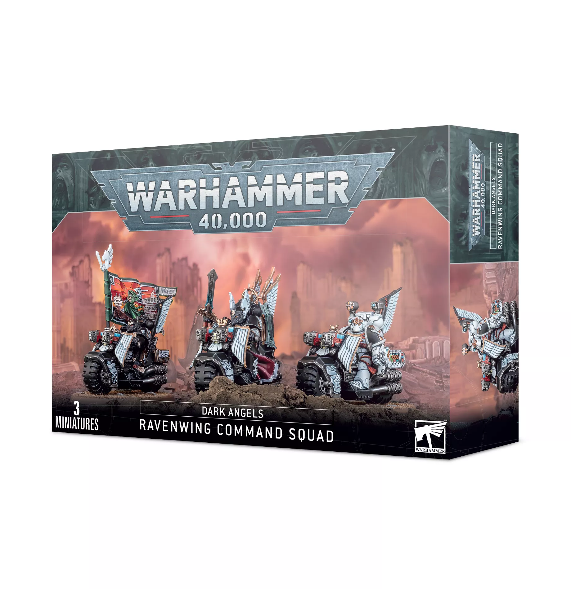 Warhammer 40 000 Dark Angels : Ravenwing Command Squad / Black Knights