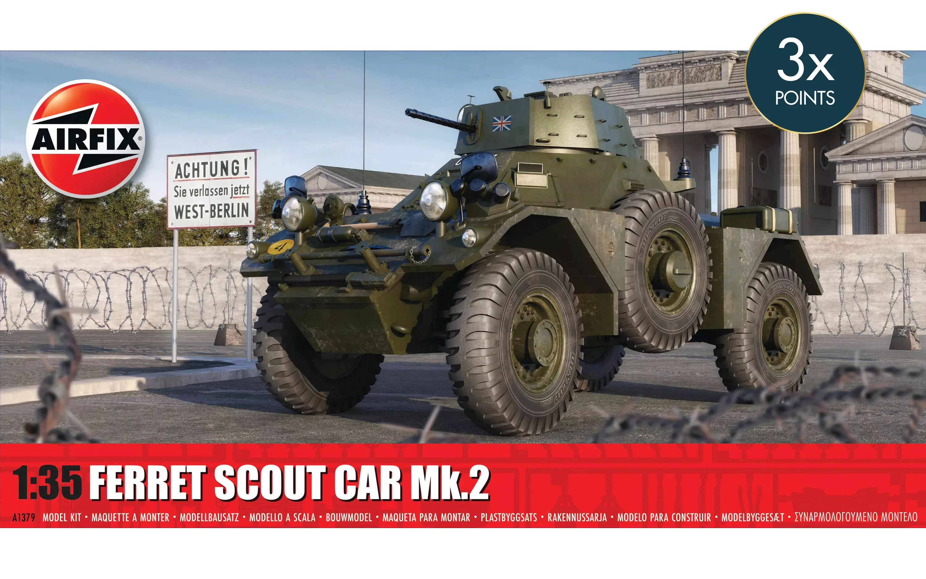 Airfix 1379 1:35 Ferret Scout car Mk.2
