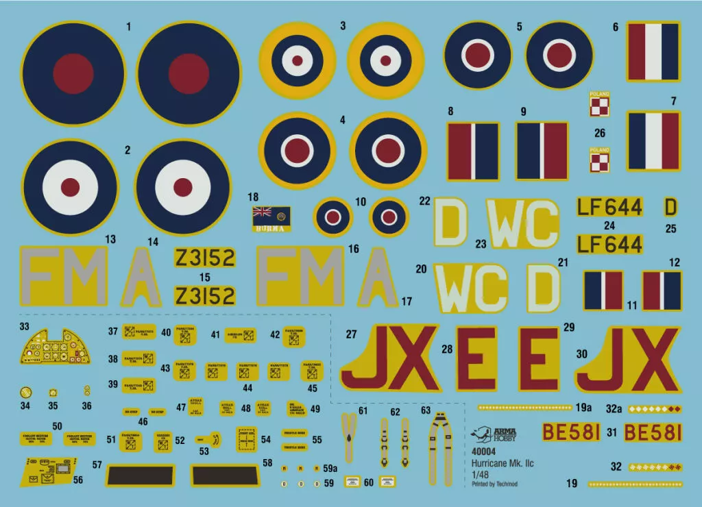 Arma Hobby 40004 1:48 Hawker Hurricane Mk IIC