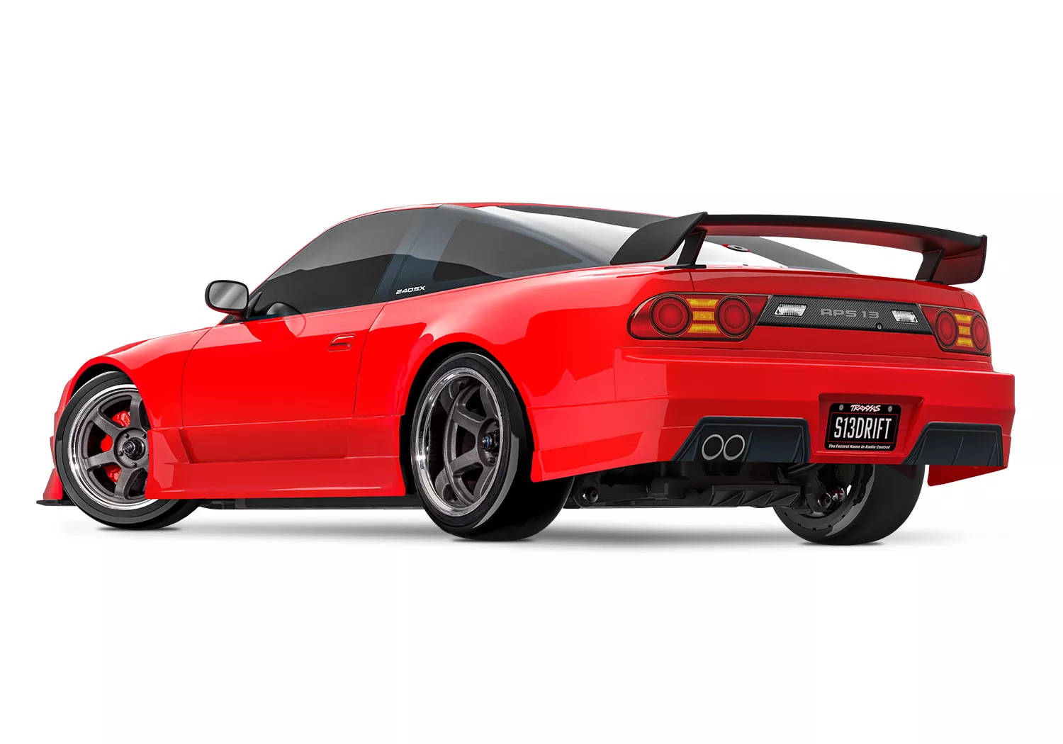 Traxxas  105247-4R 1:10 Nissan 240SX 4TEC Drift RWD RTR Rouge