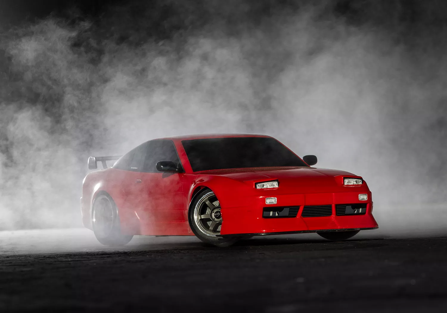 Traxxas  105247-4R 1:10 Nissan 240SX 4TEC Drift RWD RTR Rouge