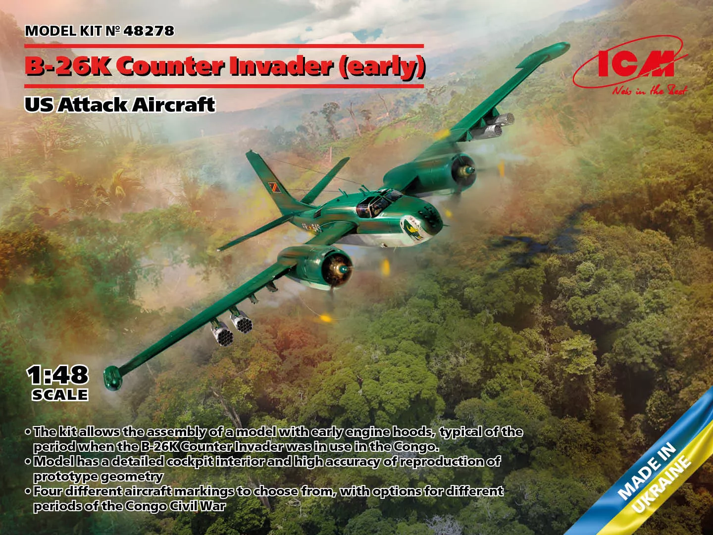 ICM 48278 1/48 Douglas B-26K Counter Invader (Early)