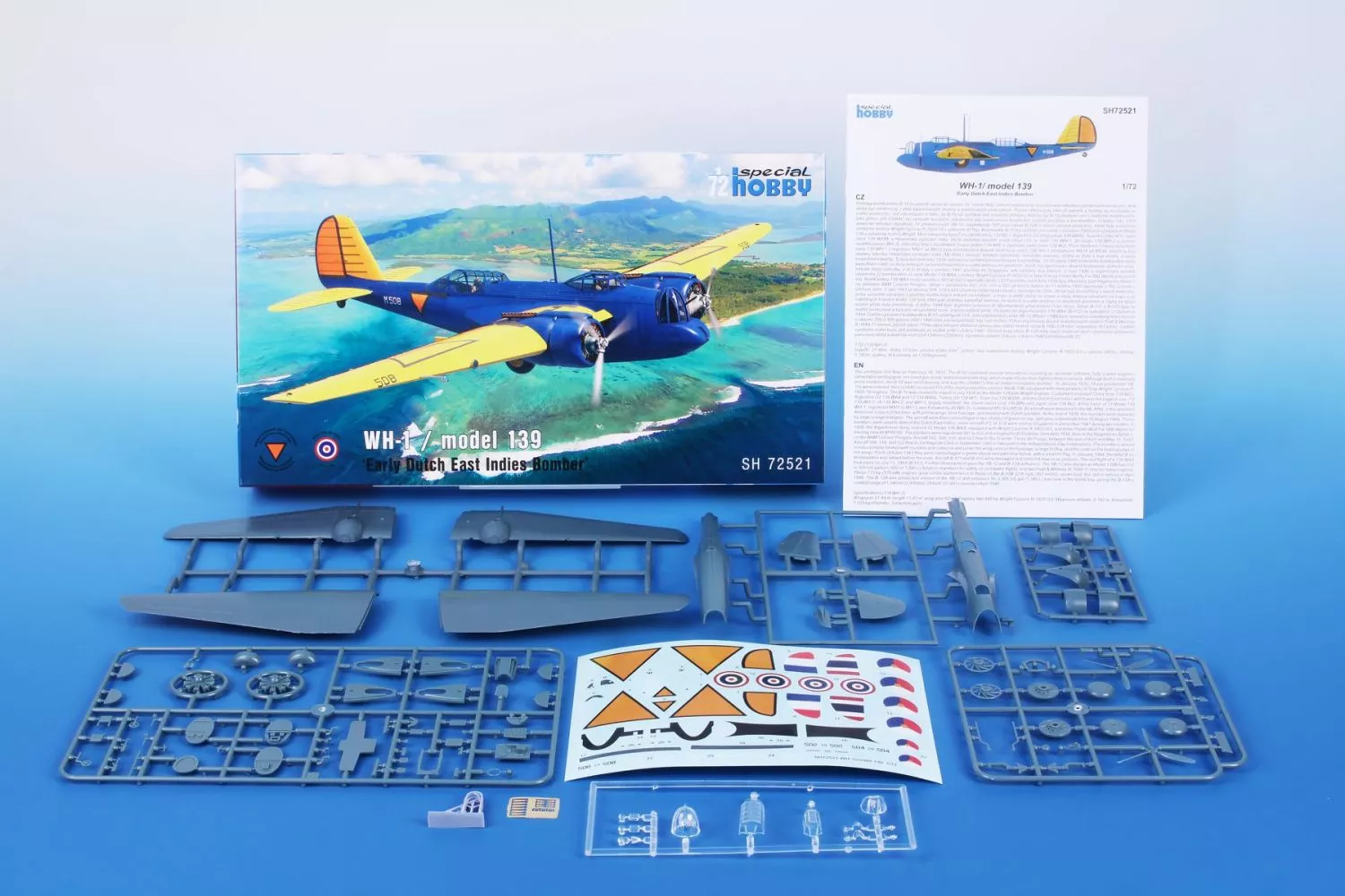 Special Hobby SH72521 1:72  WH-1 / Model 139 ''Early Dutch East Indies Bomber''