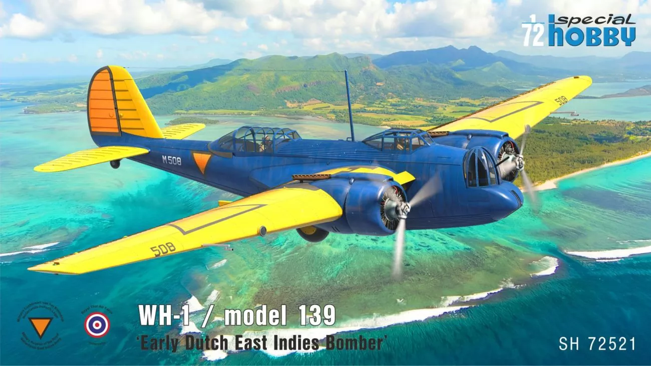 Special Hobby SH72521 1:72  WH-1 / Model 139 ''Early Dutch East Indies Bomber''