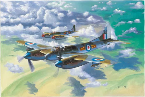 Trumpeter 02894 1:48 De Havilland DH.103 Hornet F.3