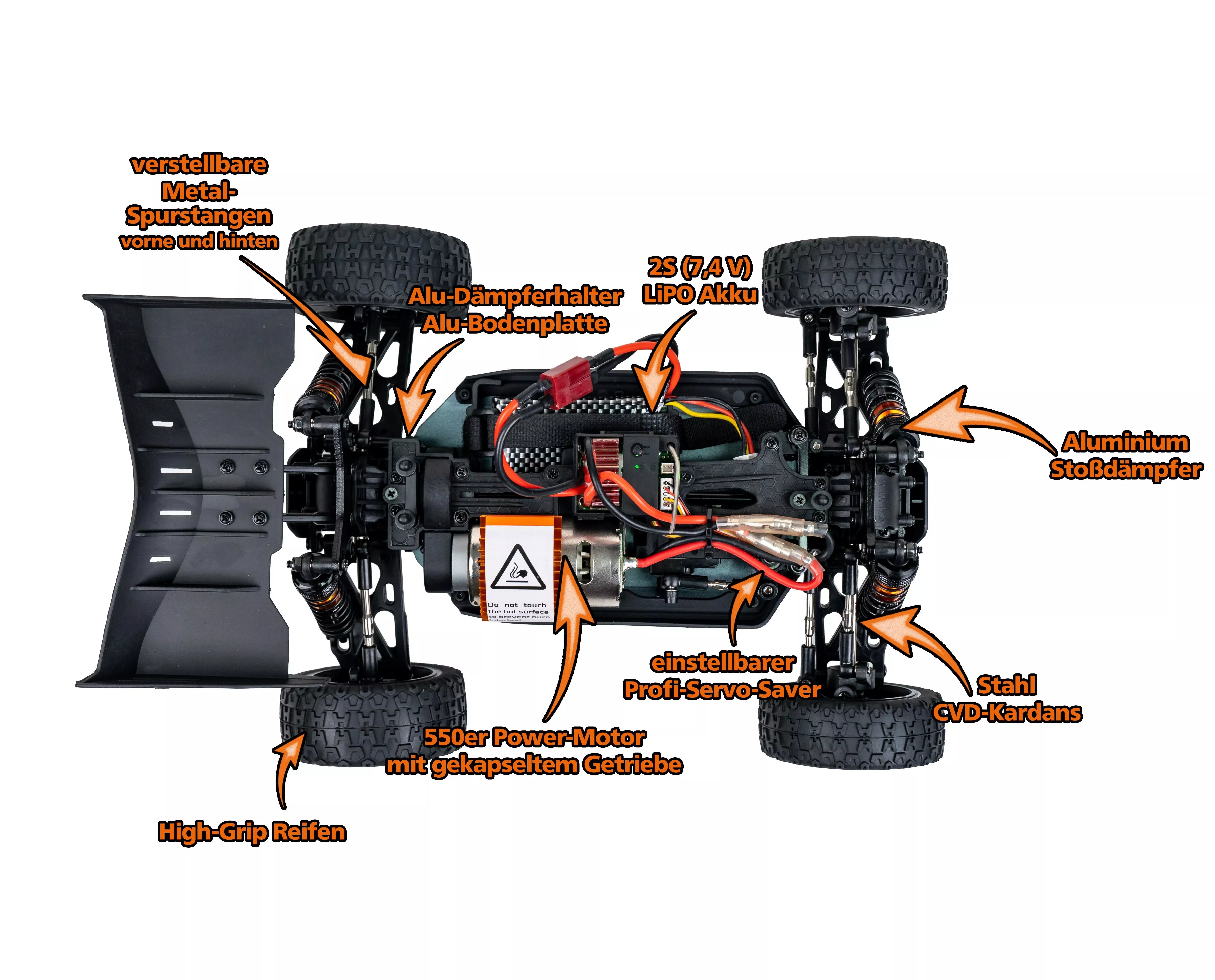 DF Models 3200 Z-06 B2 Buggy 1:14 RTR