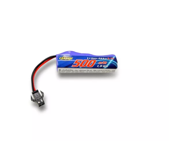 Carson 500608287 Accu Li-Ion  3.7V 500 mAh Connecteur JST