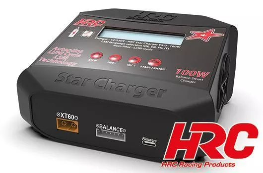HRC9354B Star Charger 100W Accus Types Multiples