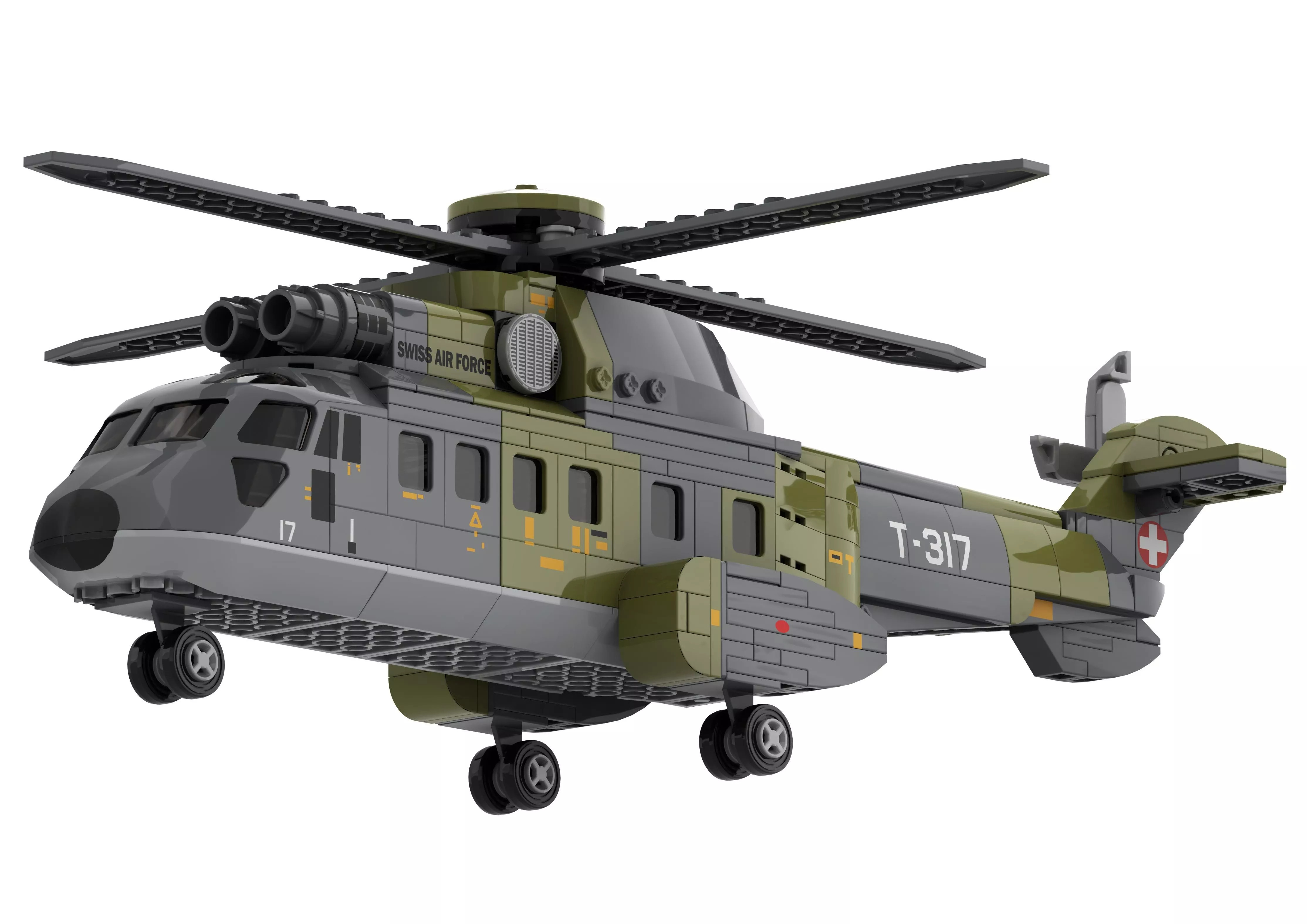 ACE Toy Super Puma AS532 Armée Suisse