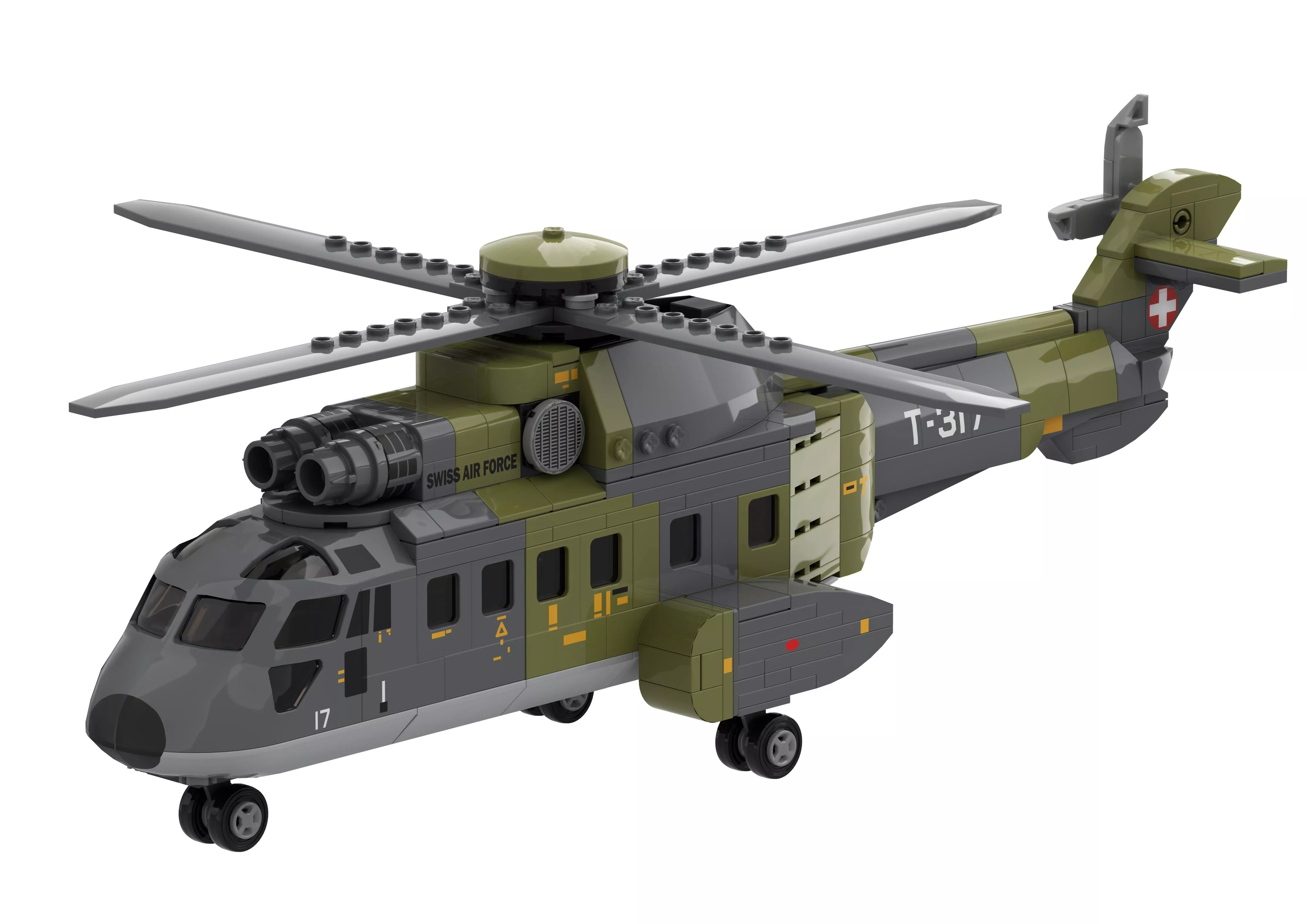 ACE Toy Super Puma AS532 Armée Suisse