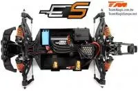 TeamMagic TM510001S 1/10 Monster Truck Electrique E5 4WD RTR Brushless