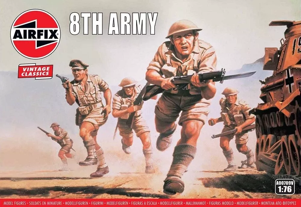 Airfix A017098 1:72 8th army 49 pièces