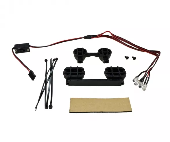 Carson 500906235 Kit Led Avant / Arrière Pour Tamiya DT-03 ou TT02B