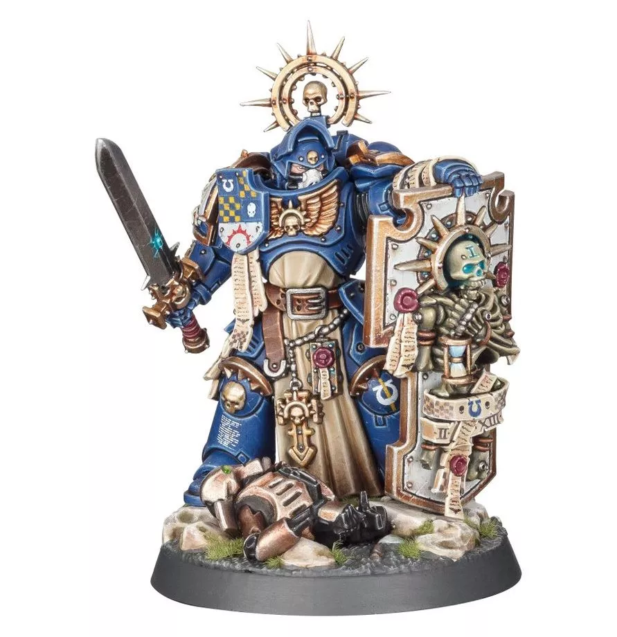 Warhammer 40 000 Space Marines : Captain Avec Bouclier Relique
