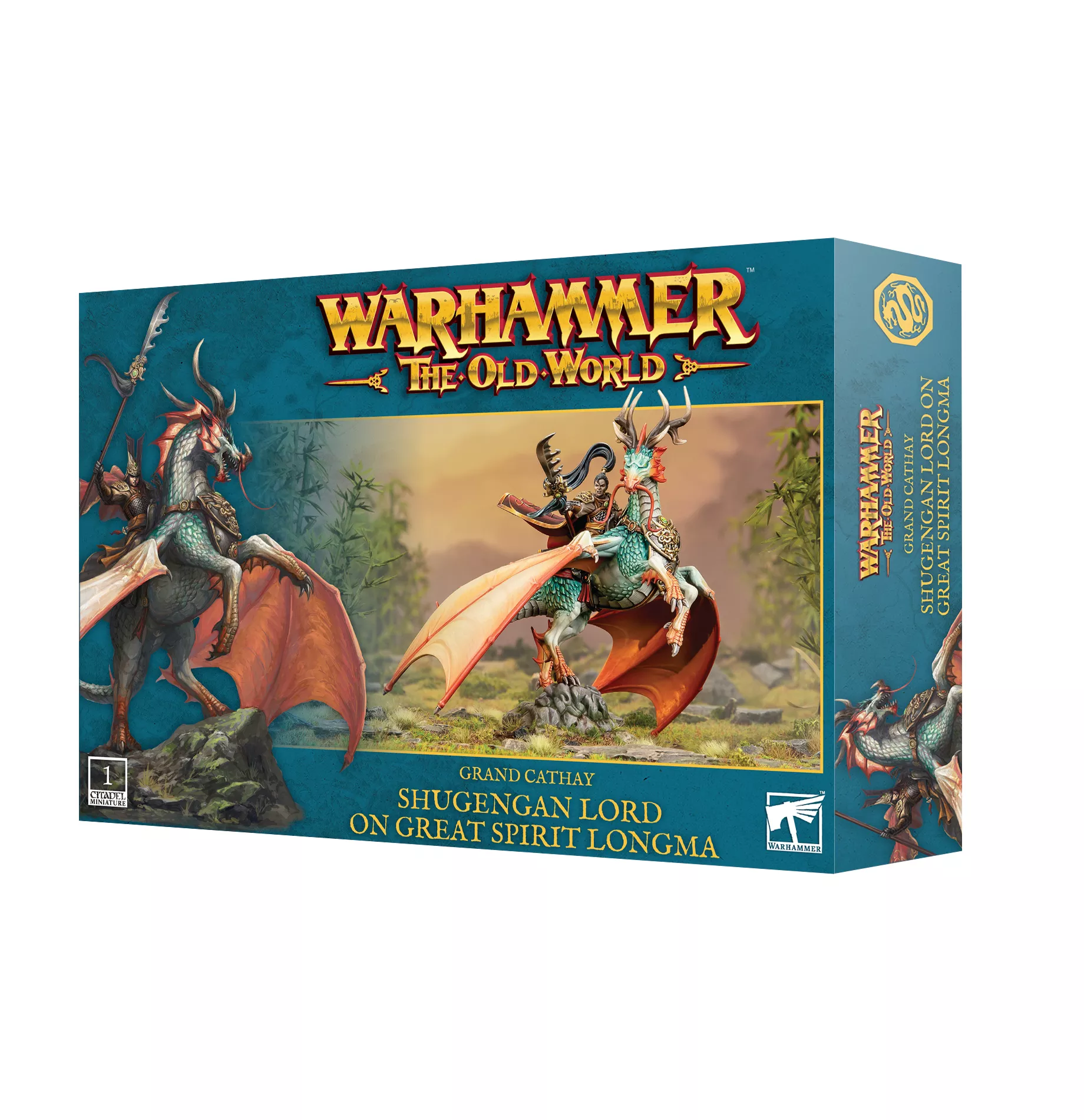 Warhammer The Old World Grand Cathay : Shugengan Lord On Great Spirit Longma