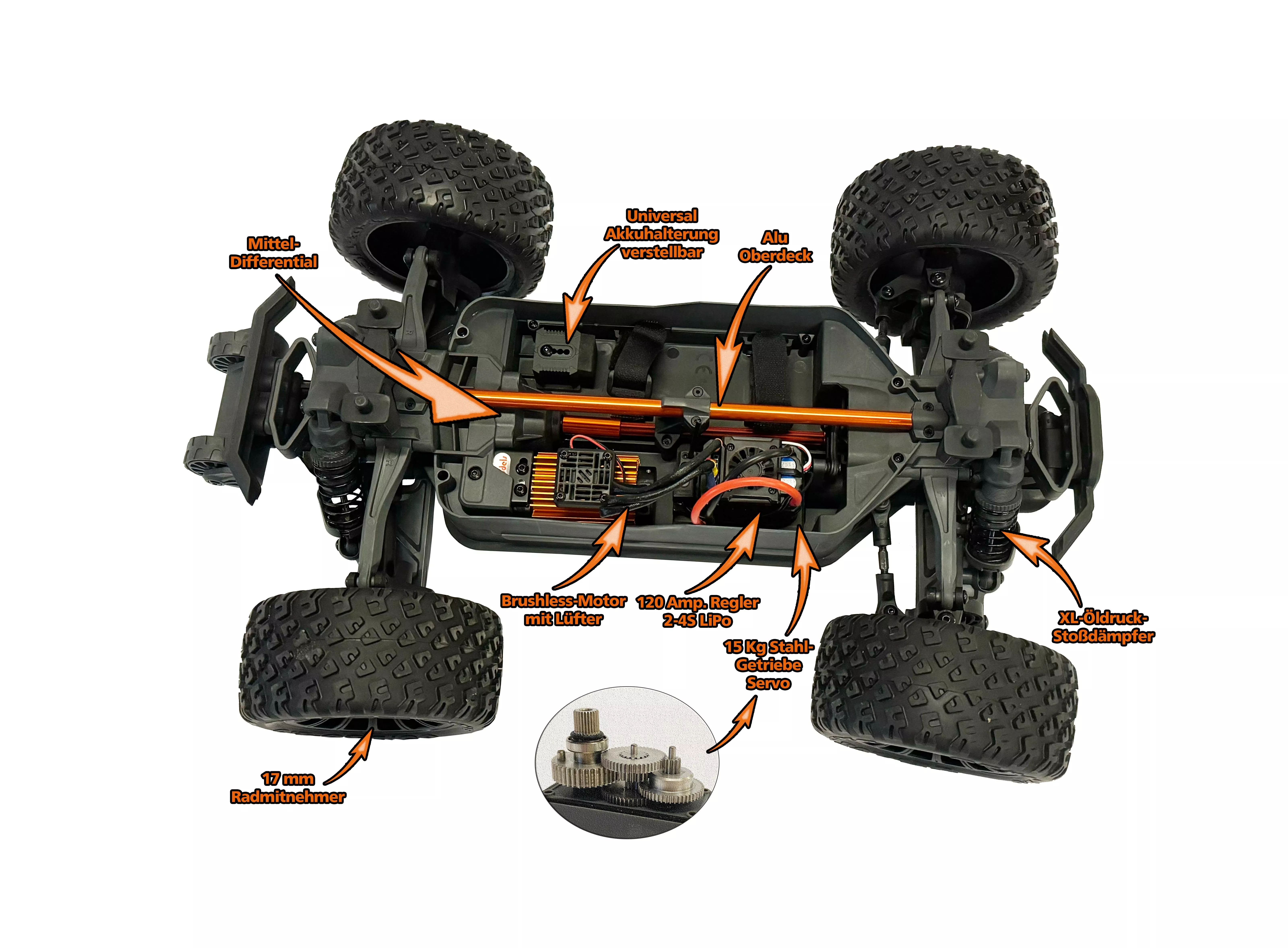 DF Models 3144 1/10 Z-10 Competition Truck Brushless