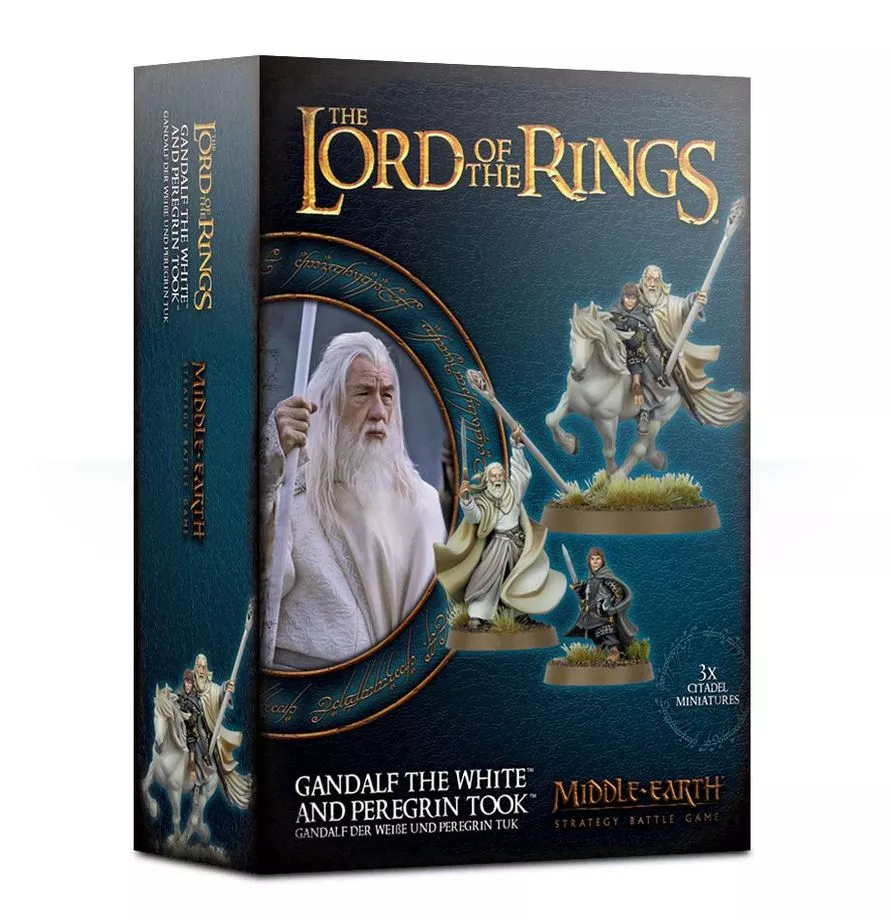 Warhammer Lord Of The Rings : Gandalf Le Blanc & Pippin Took