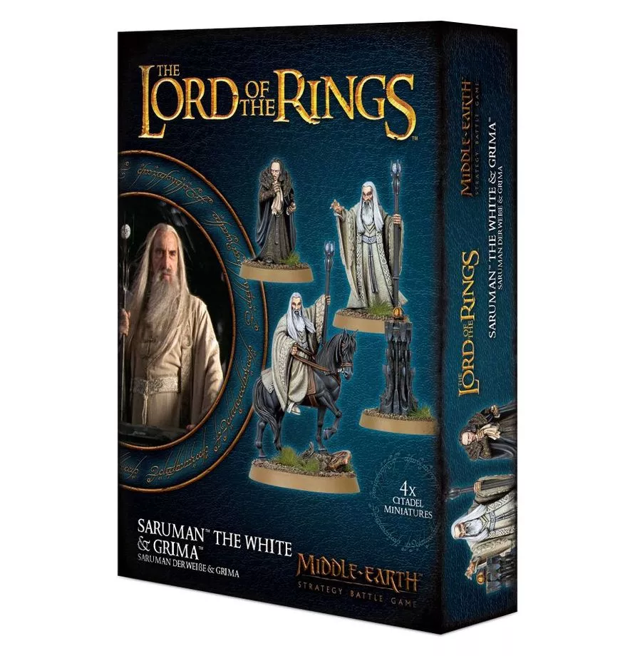 Warhammer Lord Of The Rings : Saruman Le Blanc & Grima Langue De Serpent