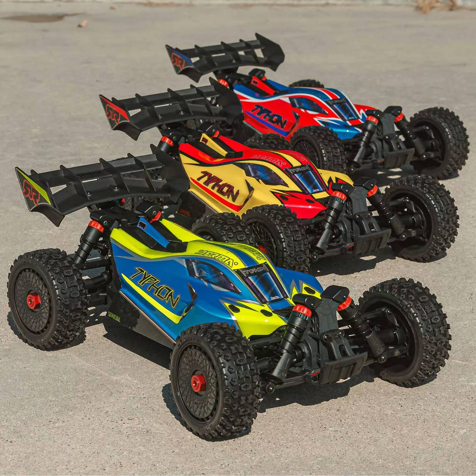 Arrma ARA4206V4T2 1:8 Typhon Mega 665 Brushed 4WD RTR