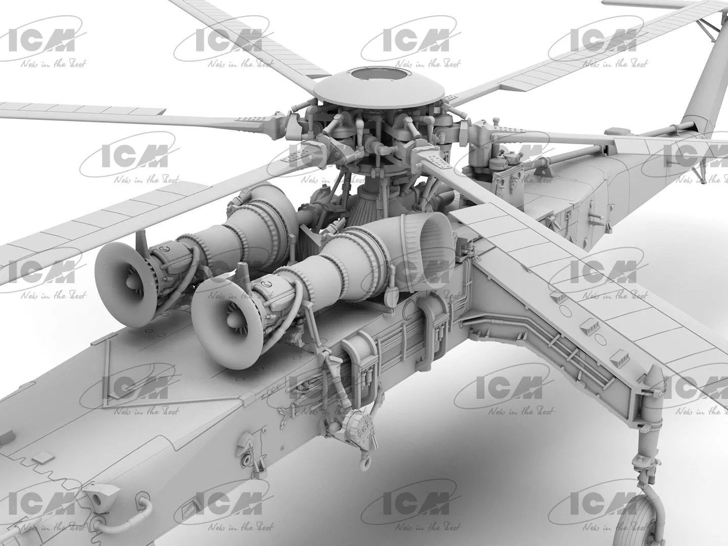 ICM 72001 1:72 Sikorsky CH-54A Tarhe