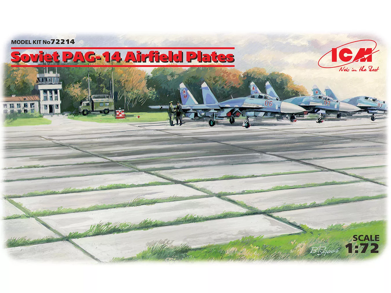 ICM 72214 1:72 tarmac militaire