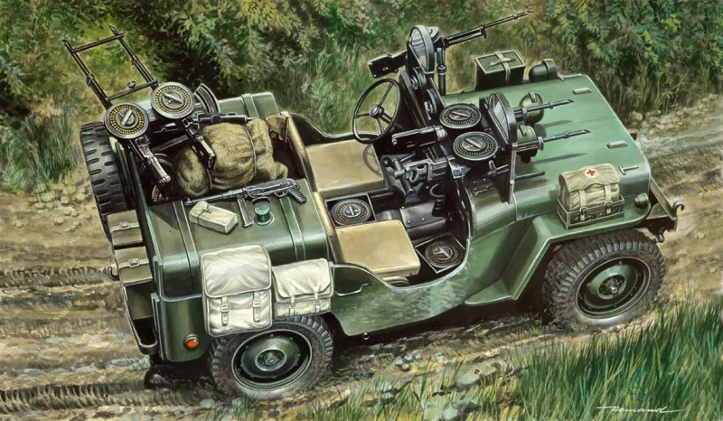Italeri 320 1:35 Jeep Willys Commando Car