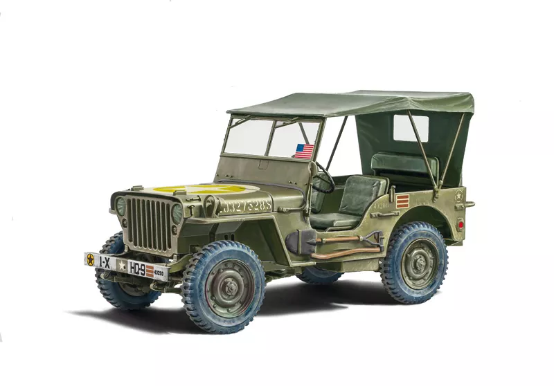 Italeri 3635 1:24 Jeep Willys MB 80e anniversaire 1941-2021