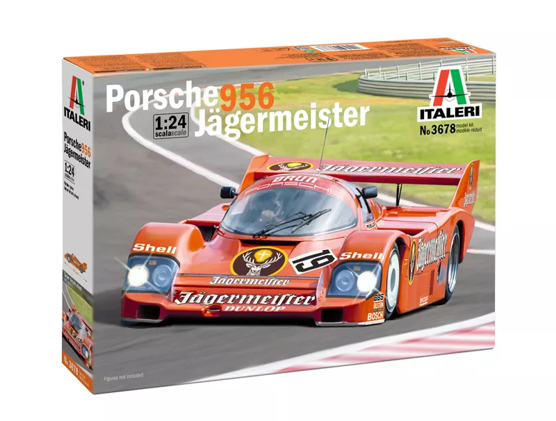 Italeri 3678 1:24 Porsche 956 Jägermeister