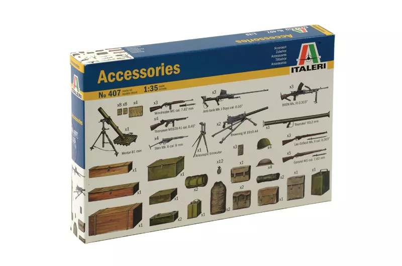 Italeri 407 1:35 accessoires