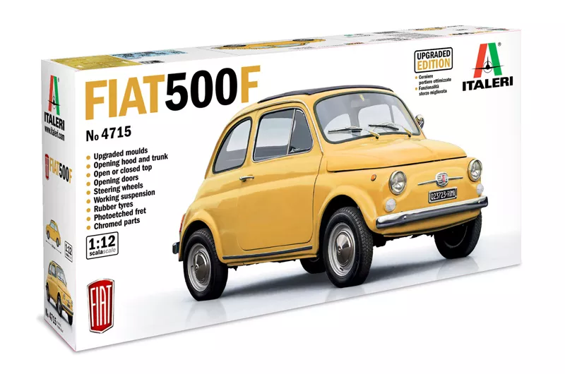 Italeri 4715 1:12 Fiat 500F