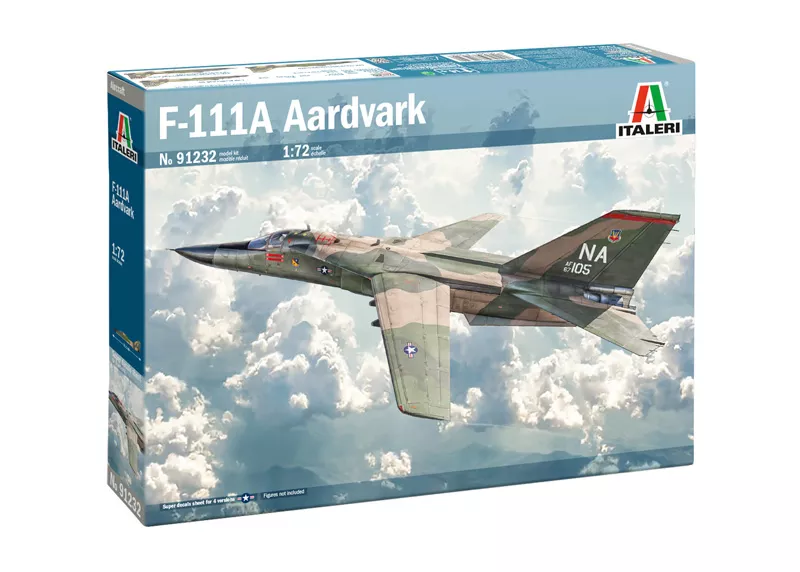 Italeri 91232 1:72 General Dynamics F-111A Aardvark