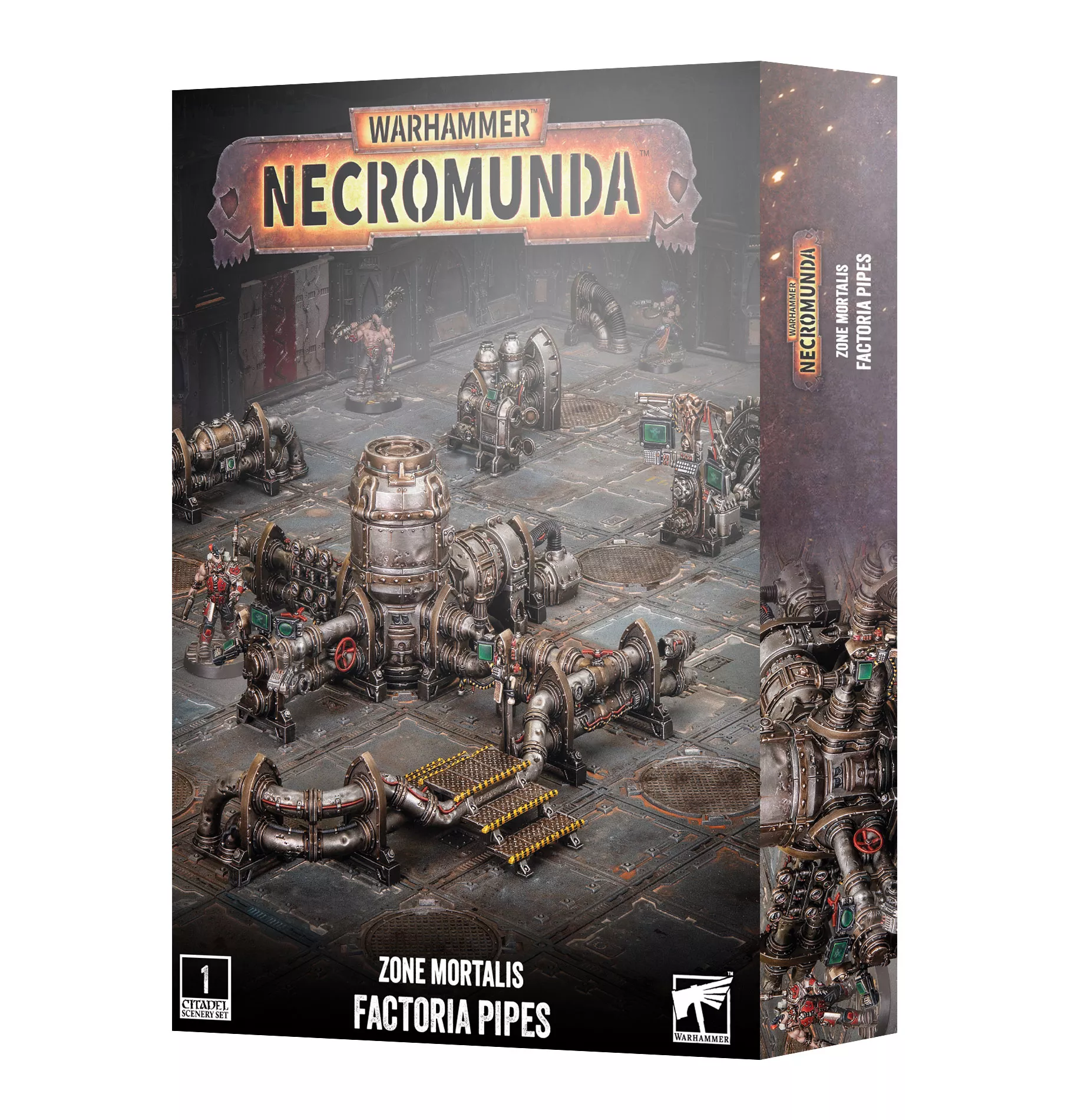 Warhammer Necromunda : Décors Zone Mortalis Tuyaux D'Usine