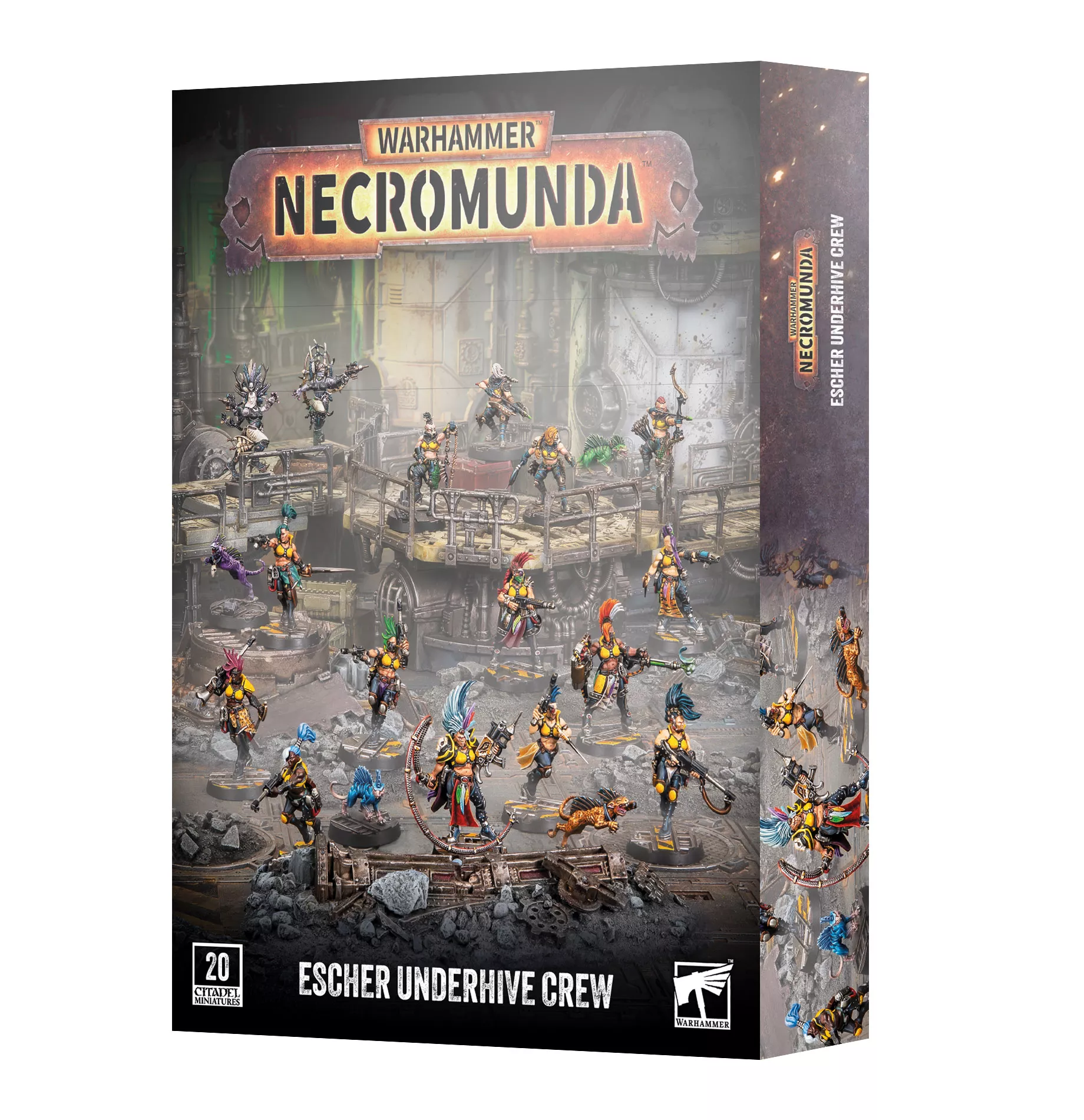 Warhammer Necromunda : Equipe Escher De La Cité Ruche