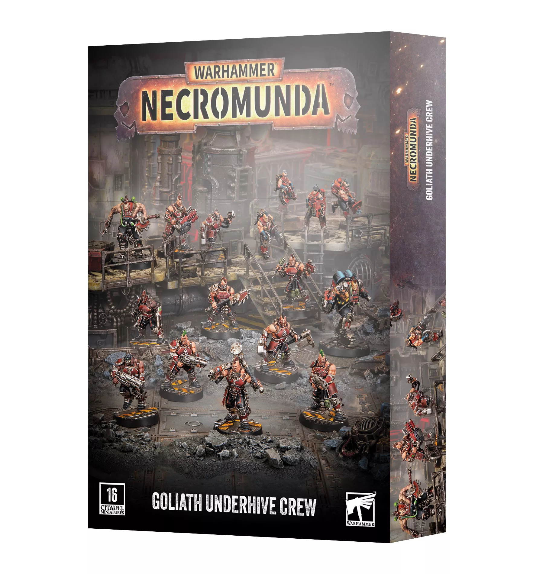 Warhammer Necromunda : Equipe Goliath De La Cité Ruche