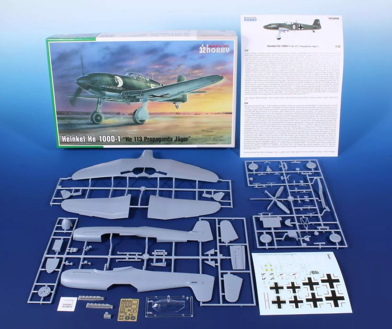 Special Hobby SH32009 1:32 Heinkel He 100D-1 ''He 113 Propaganda Jäger''