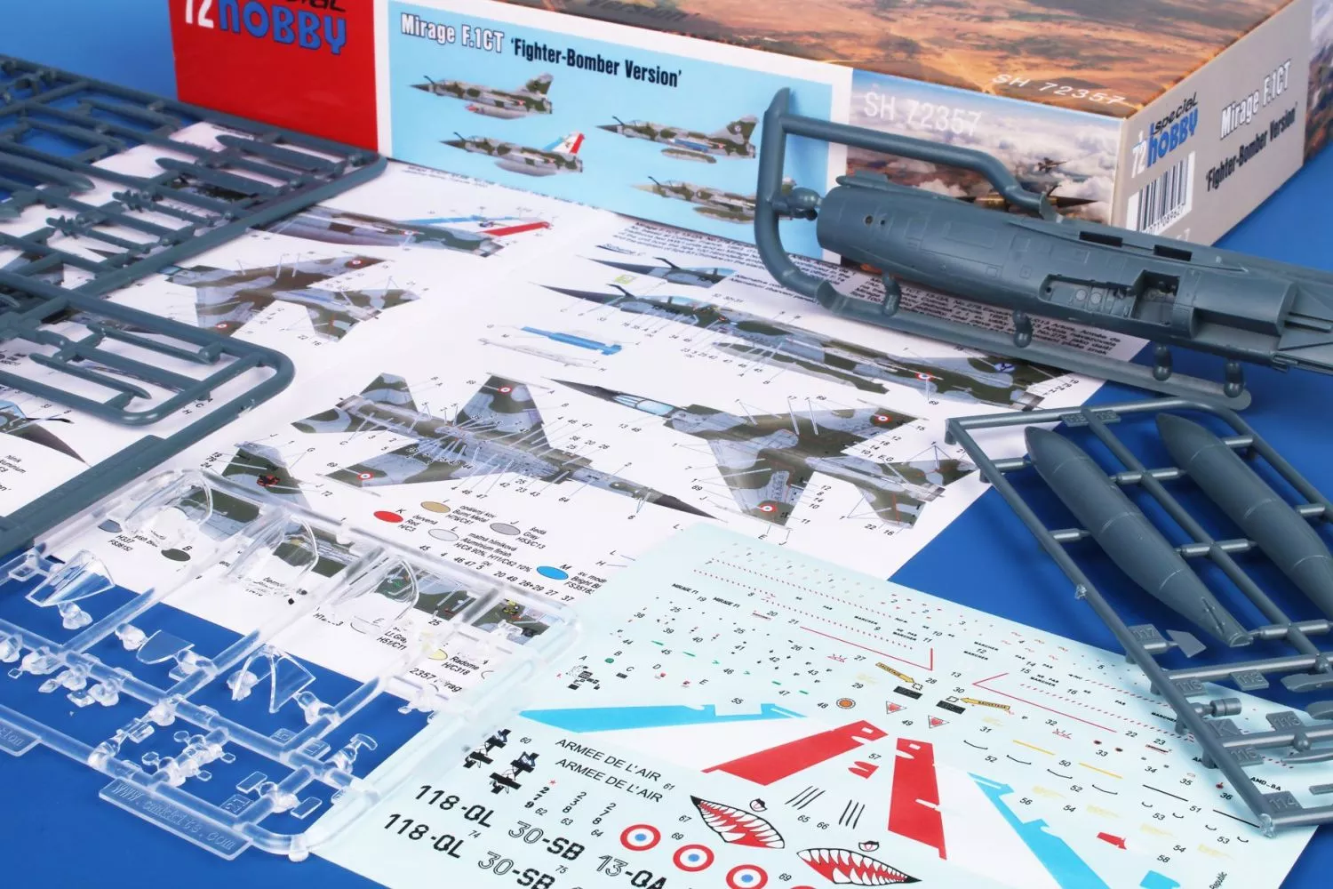 Special Hobby SH72357 1:72  Dassault Mirage F.1CT ''Version Chasseur-Bombardier''